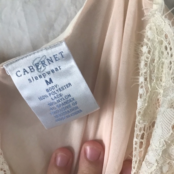 Cabernet vintage 90’s sheer nightie lingerie med - Picture 4 of 5